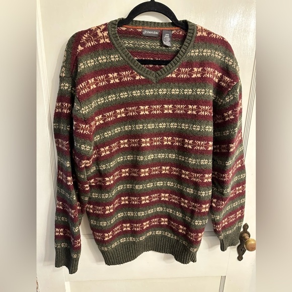 St. John's Bay Other - St Johns Bay Vintage Sweater Men's SZ L 10% Lambswool